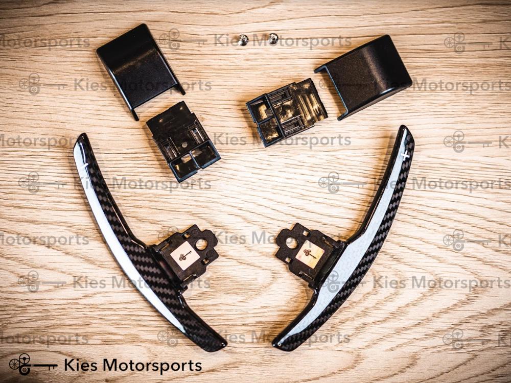 Kies Carbon Full Carbon Fiber Paddle Shifter Extensions (Fits: F10, F15, F25, F20, F30, F32, F34, F80, F82, M3, M4, M5, M6)